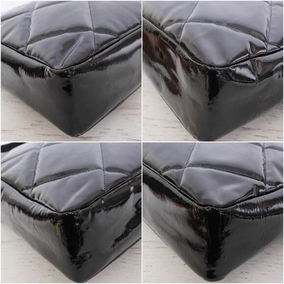 Chanel Black Patent Leather Camera Bag Shoulder Crossbody A4996 - Picture 7 of 11